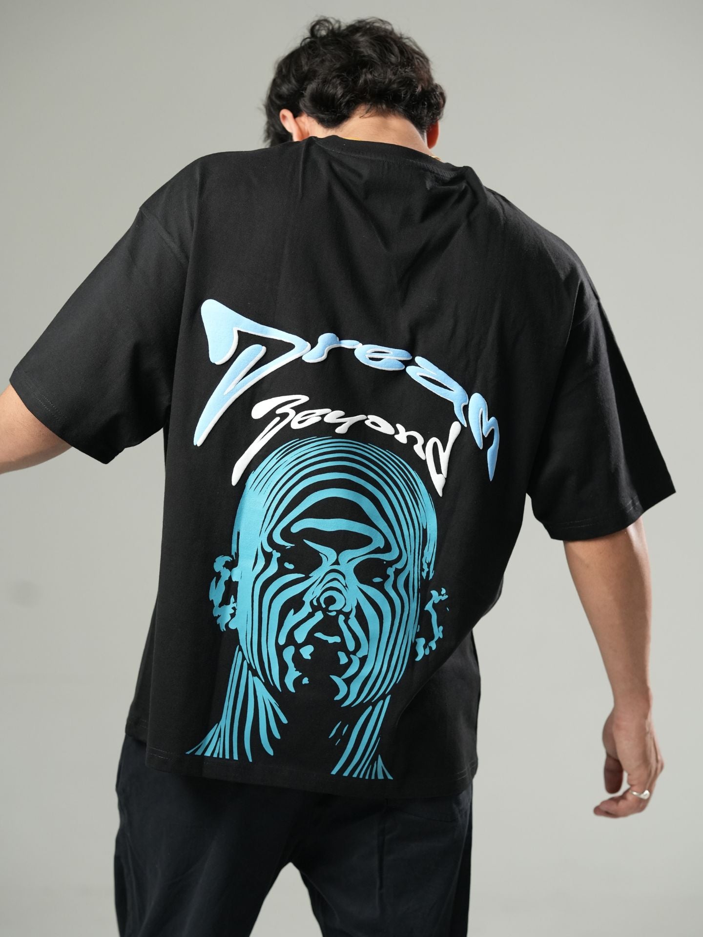 Dream Beyond |screen &puff design| Oversized T-shirt - Baggymonk