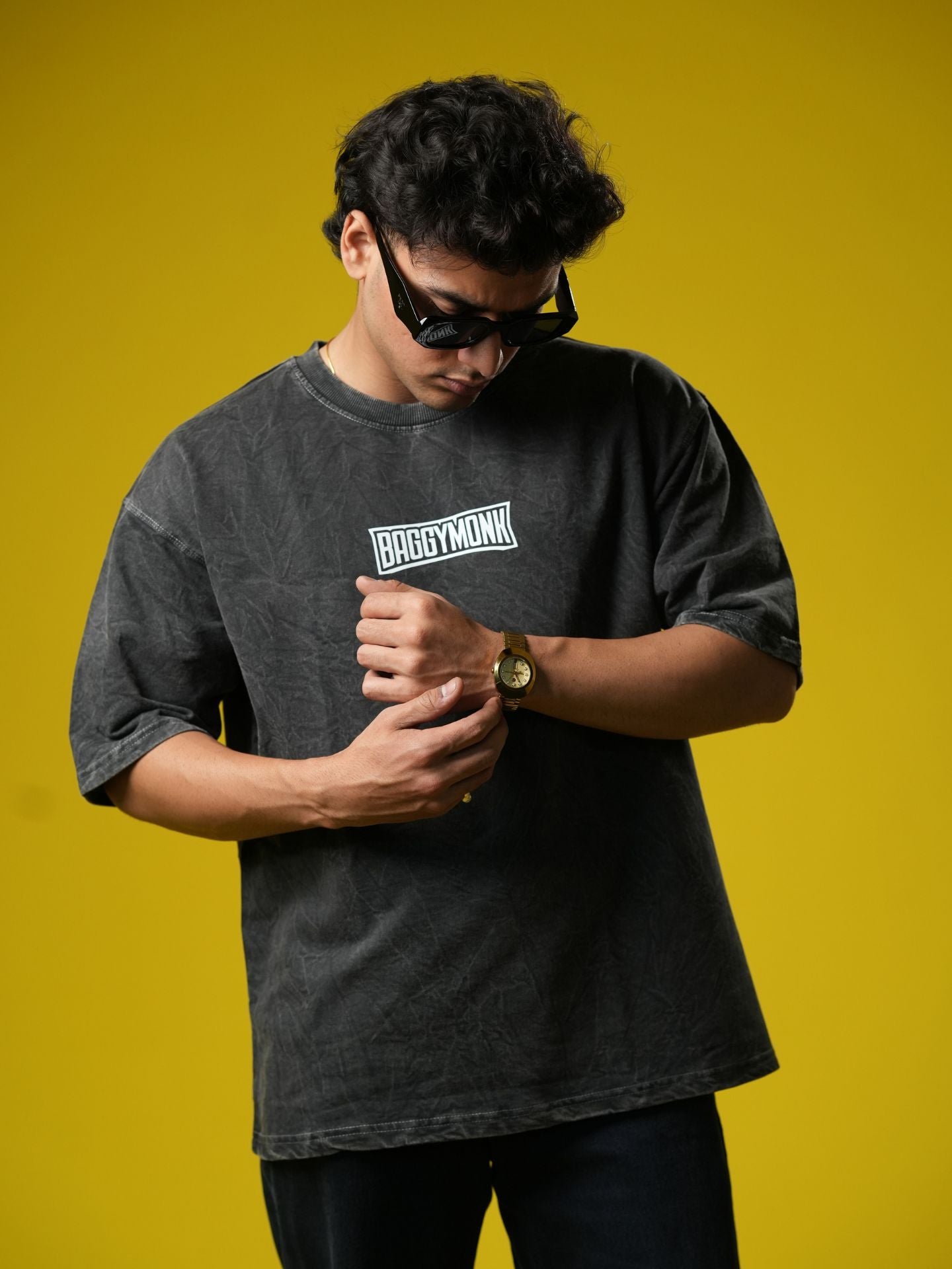 Kyojuro Renugoku Acid Washed Oversized T-shirt - Baggymonk