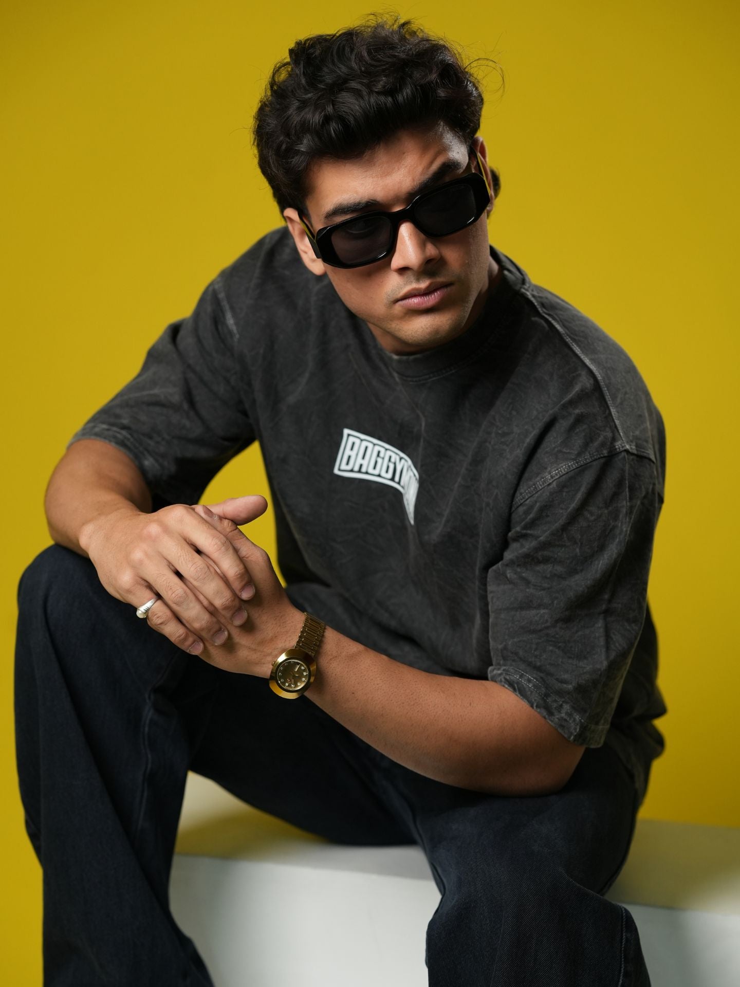 Kyojuro Renugoku Acid Washed Oversized T-shirt - Baggymonk