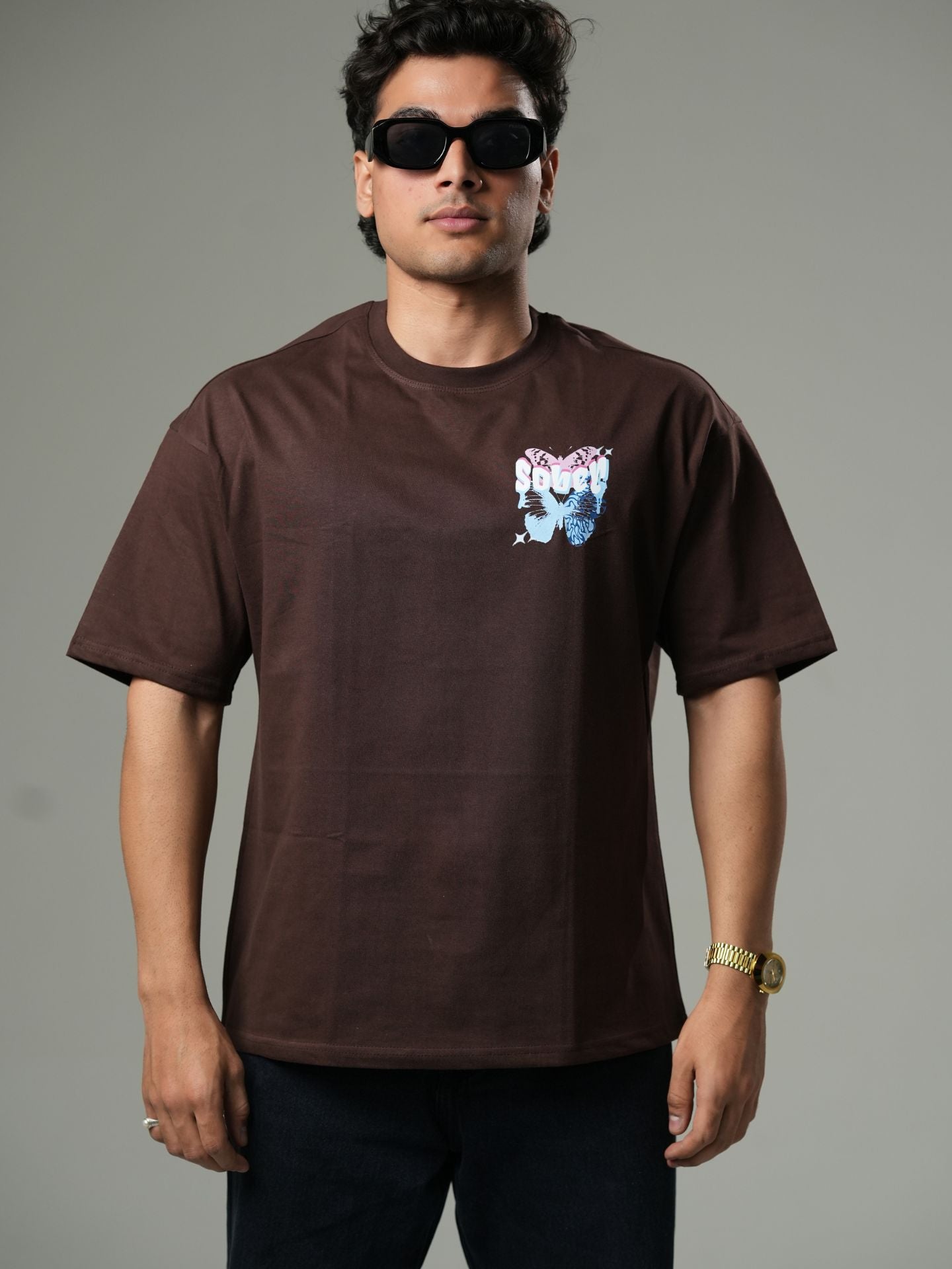 Sober |Typography| Oversized tshirt - Baggymonk