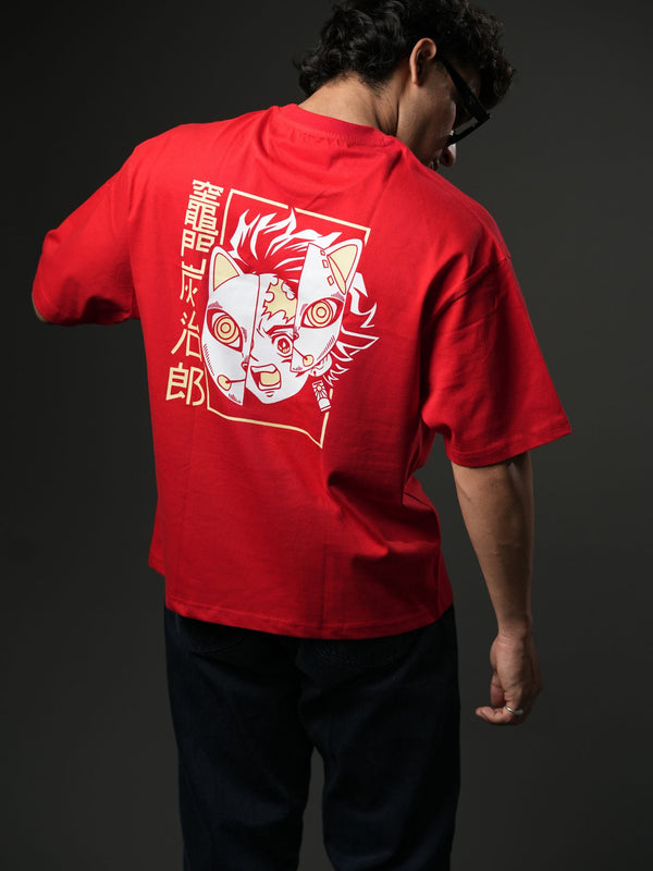 Tanjiro Kamado oversized tshirt - Baggymonk