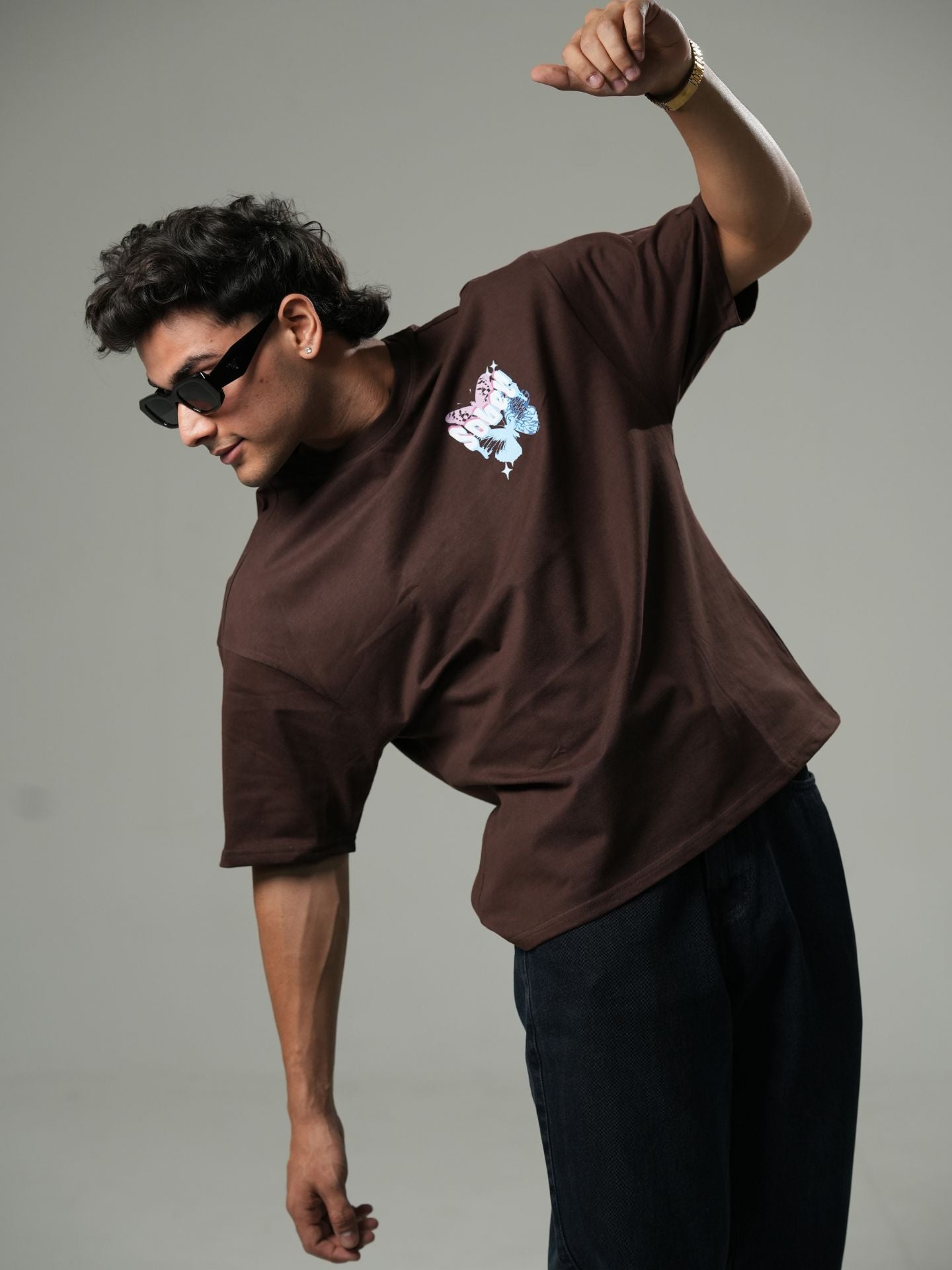 Sober |Typography| Oversized tshirt - Baggymonk