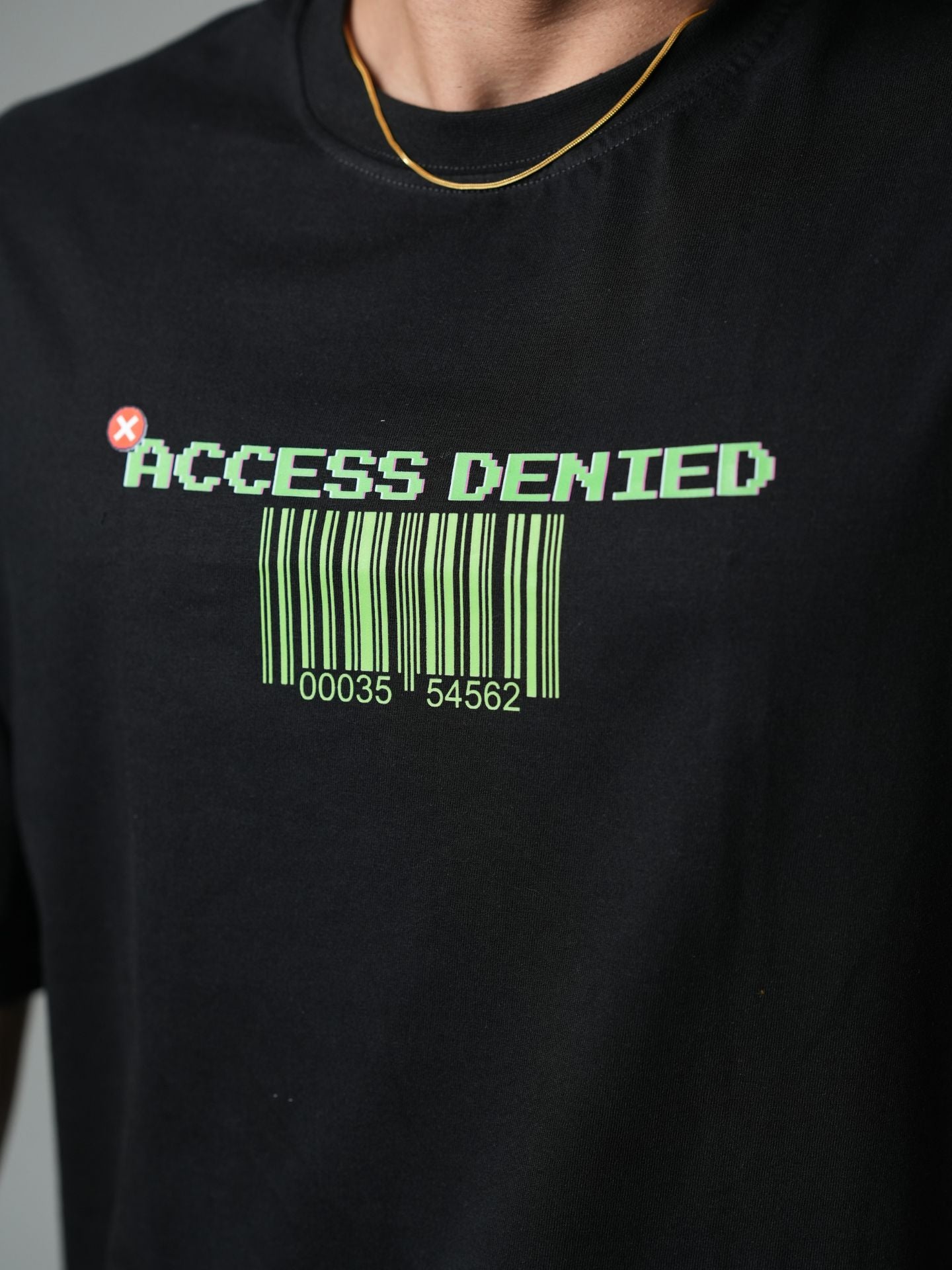 Trust No Algorithm |Typography |Oversized T-shirt - Baggymonk