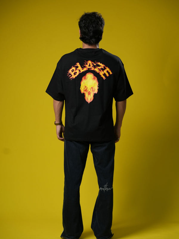Blaze |Typography| Oversized T-shirt - Baggymonk