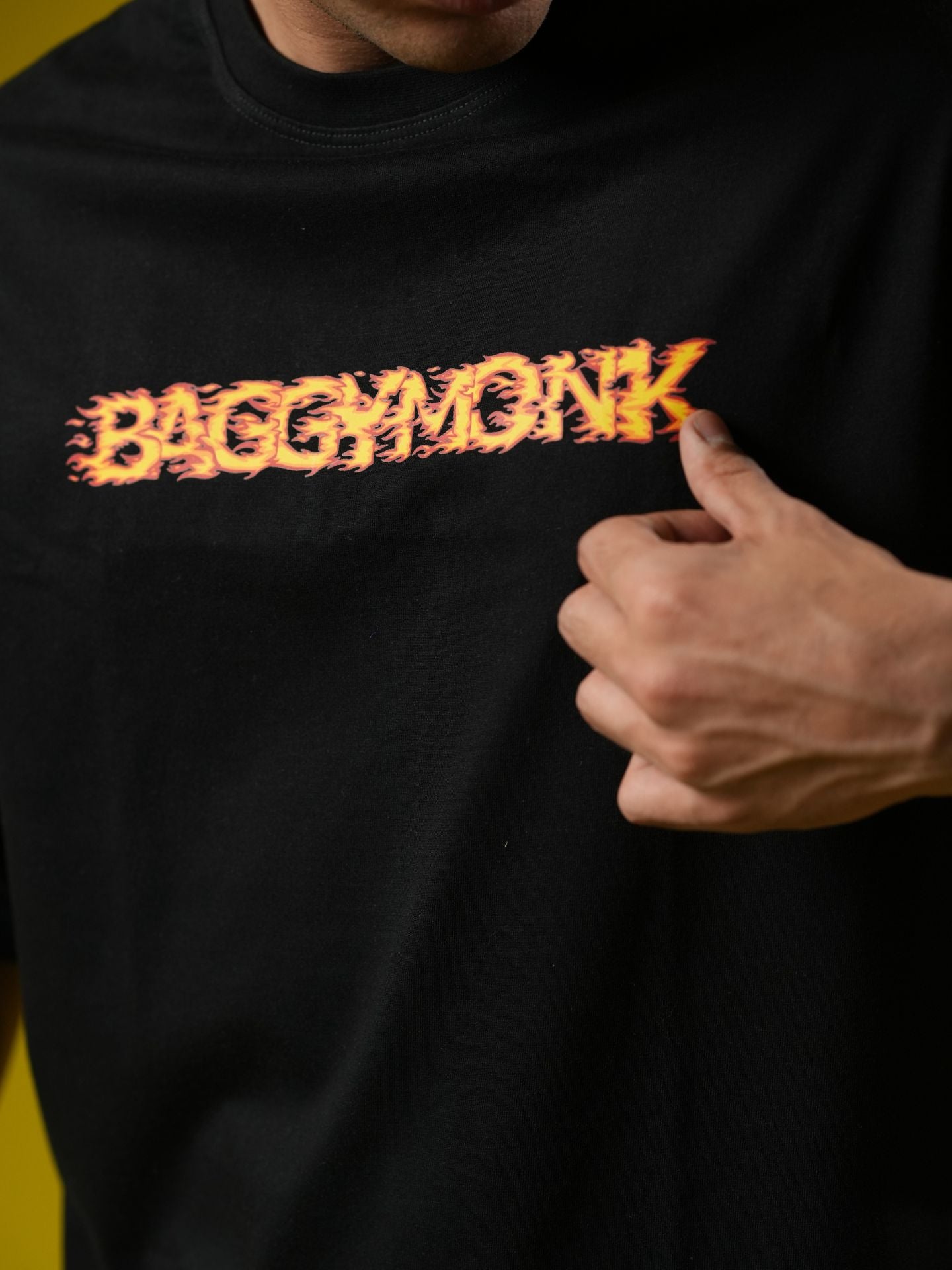 Blaze |Typography| Oversized T-shirt - Baggymonk