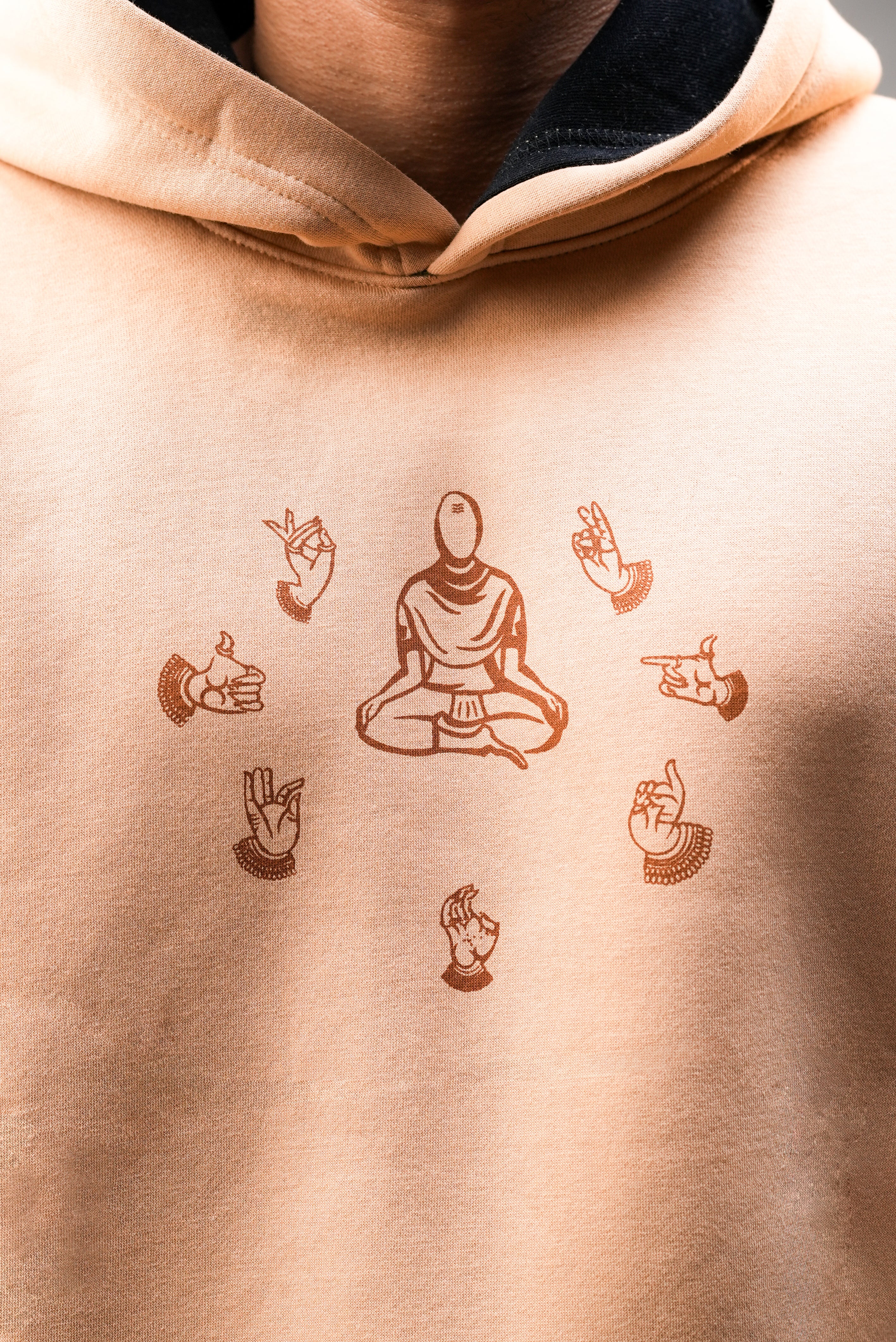 The Roots of Stillness | Oversized Hoodie - Baggymonk