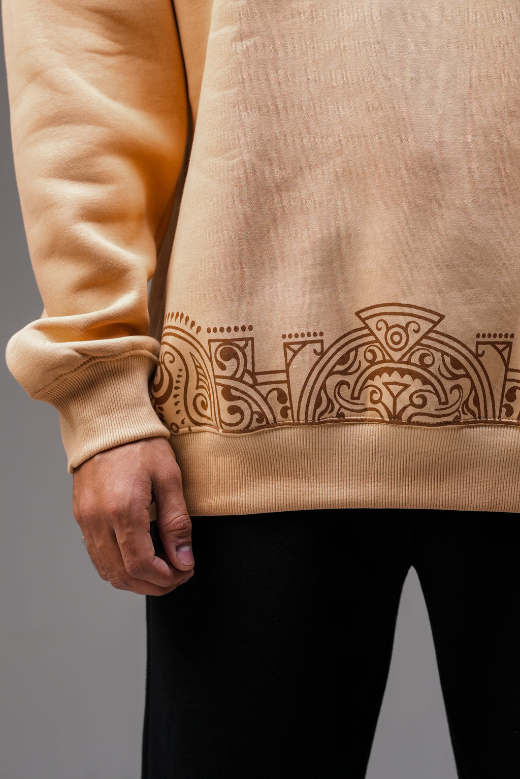 The Roots of Stillness | Oversized Hoodie - Baggymonk