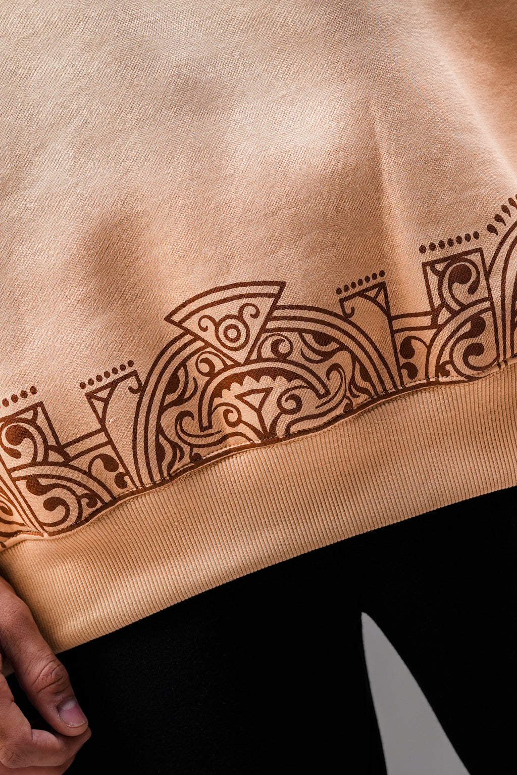 The Roots of Stillness | Oversized Hoodie - Baggymonk