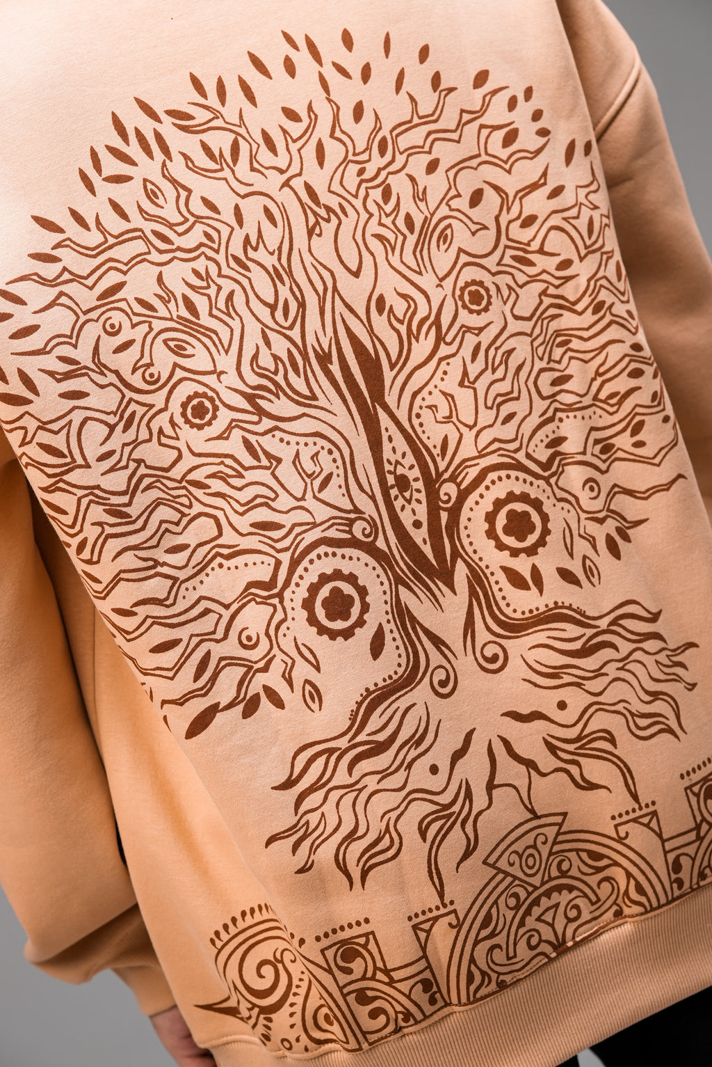 The Roots of Stillness | Oversized Hoodie - Baggymonk