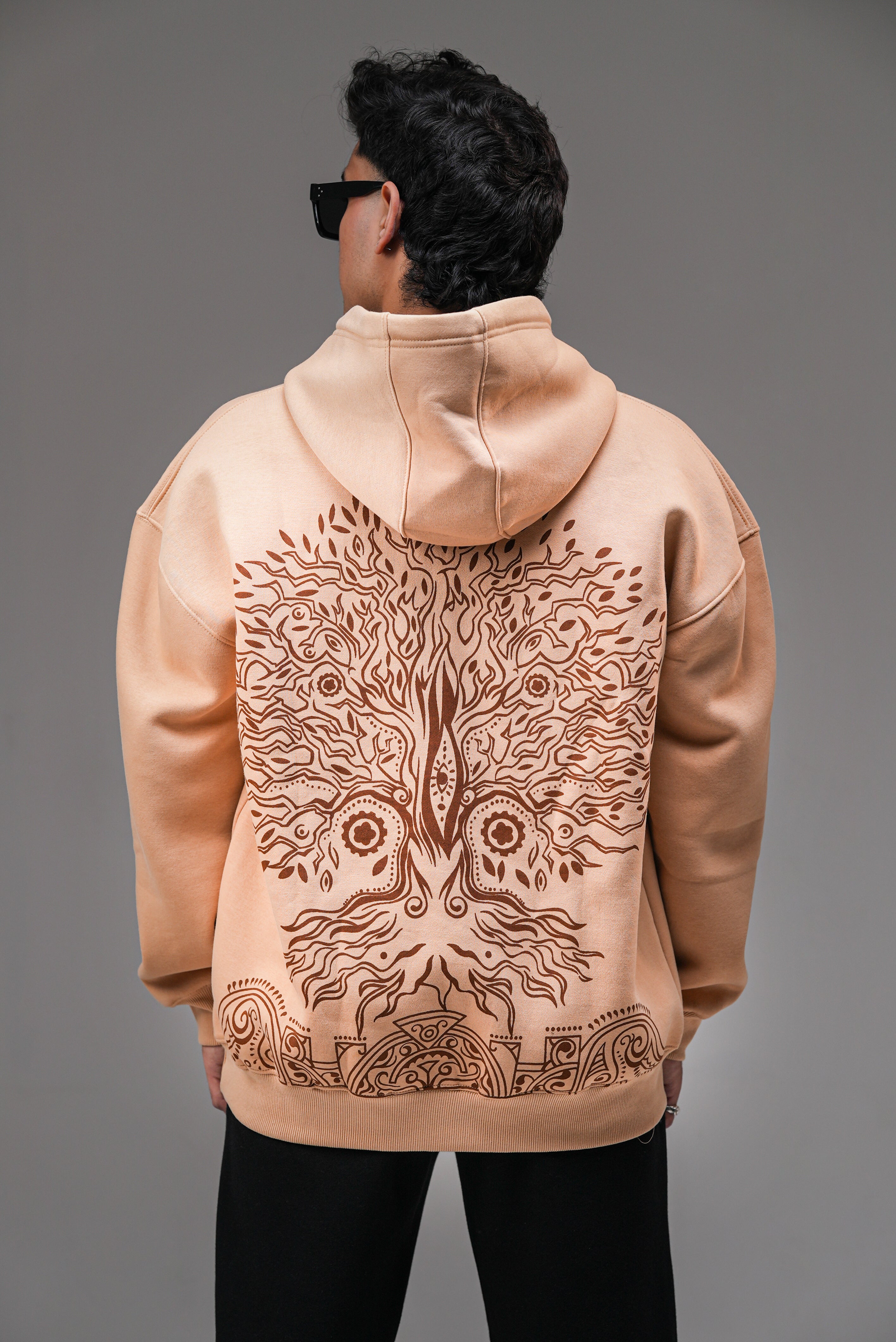 The Roots of Stillness | Oversized Hoodie - Baggymonk