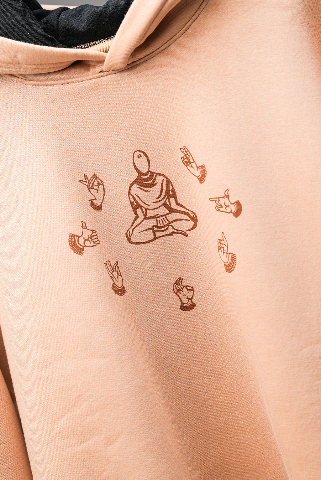 The Roots of Stillness | Oversized Hoodie - Baggymonk