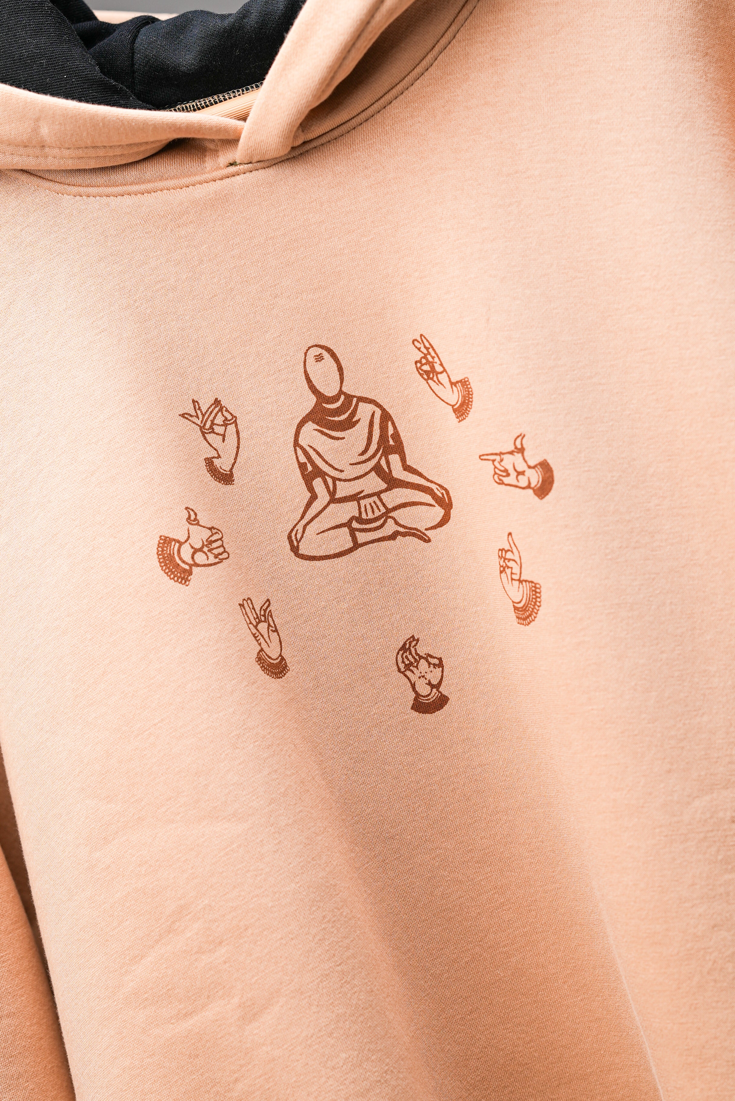 The Roots of Stillness | Oversized Hoodie - Baggymonk