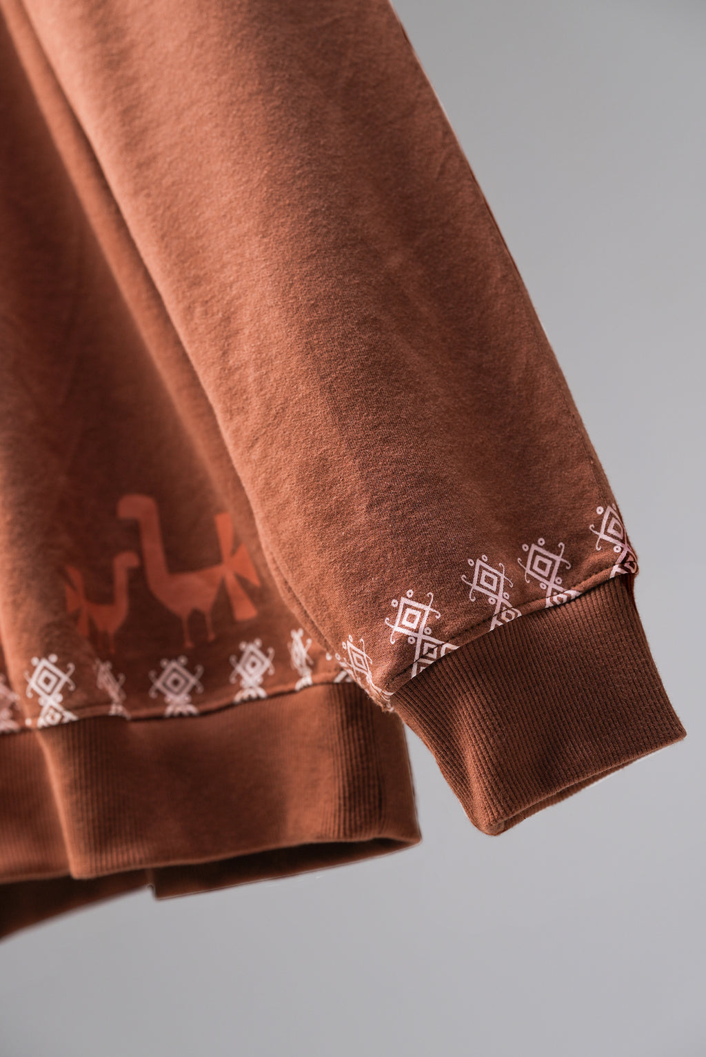 The Threads of Harmony | Collared  Oversized Sweatshirt - Baggymonk