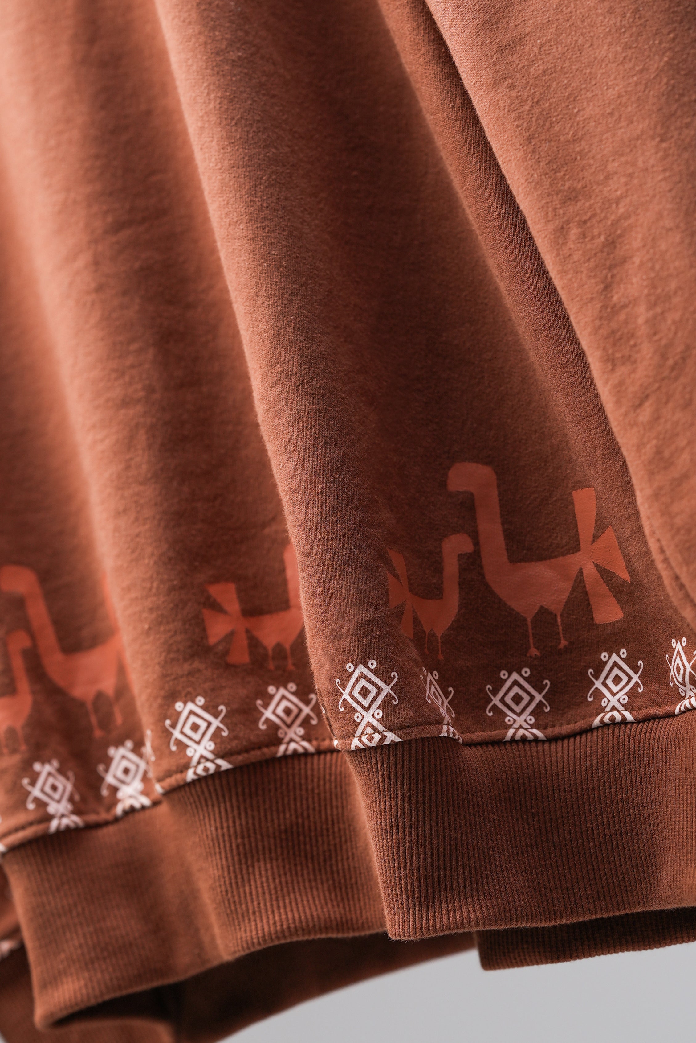 The Threads of Harmony | Collared  Oversized Sweatshirt - Baggymonk