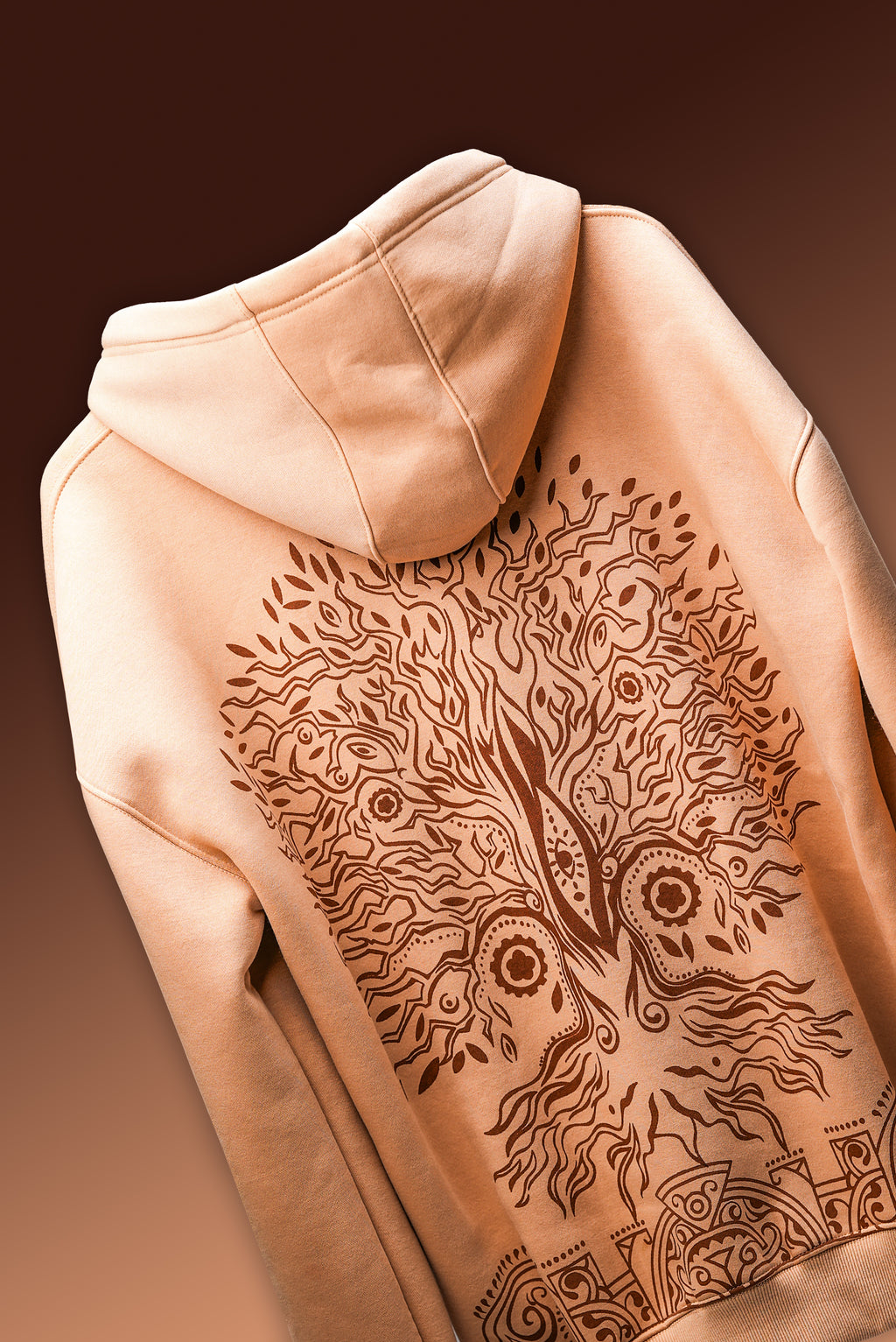 The Roots of Stillness | Oversized Hoodie - Baggymonk