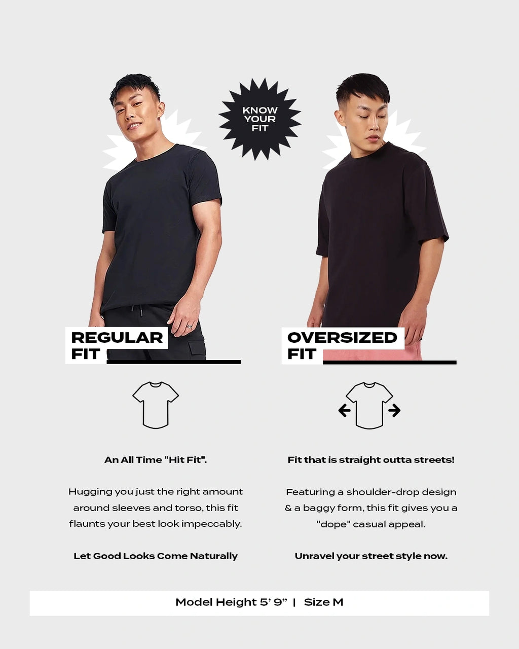 Plain Beige Oversized T-shirt - Baggymonk