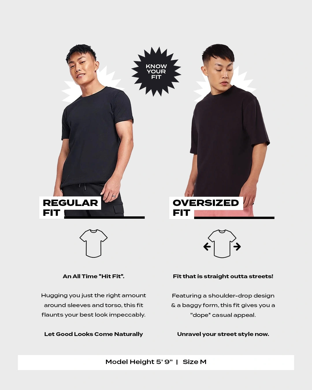 Plain Beige Oversized T-shirt - Baggymonk